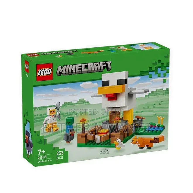 LEGO Minecraft Chicken Farm - Gaming Building Toy