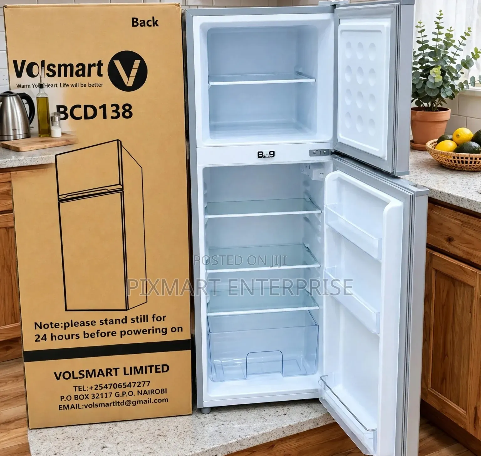 Volsmart 138L Compact Refrigerator for Apartments and Homes