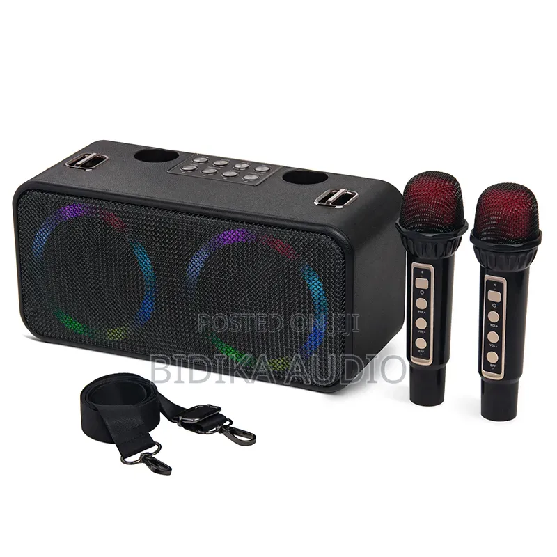 Stereo Audio All-in-One Sound Card Subwoofer 5.3 With Wireless Mic