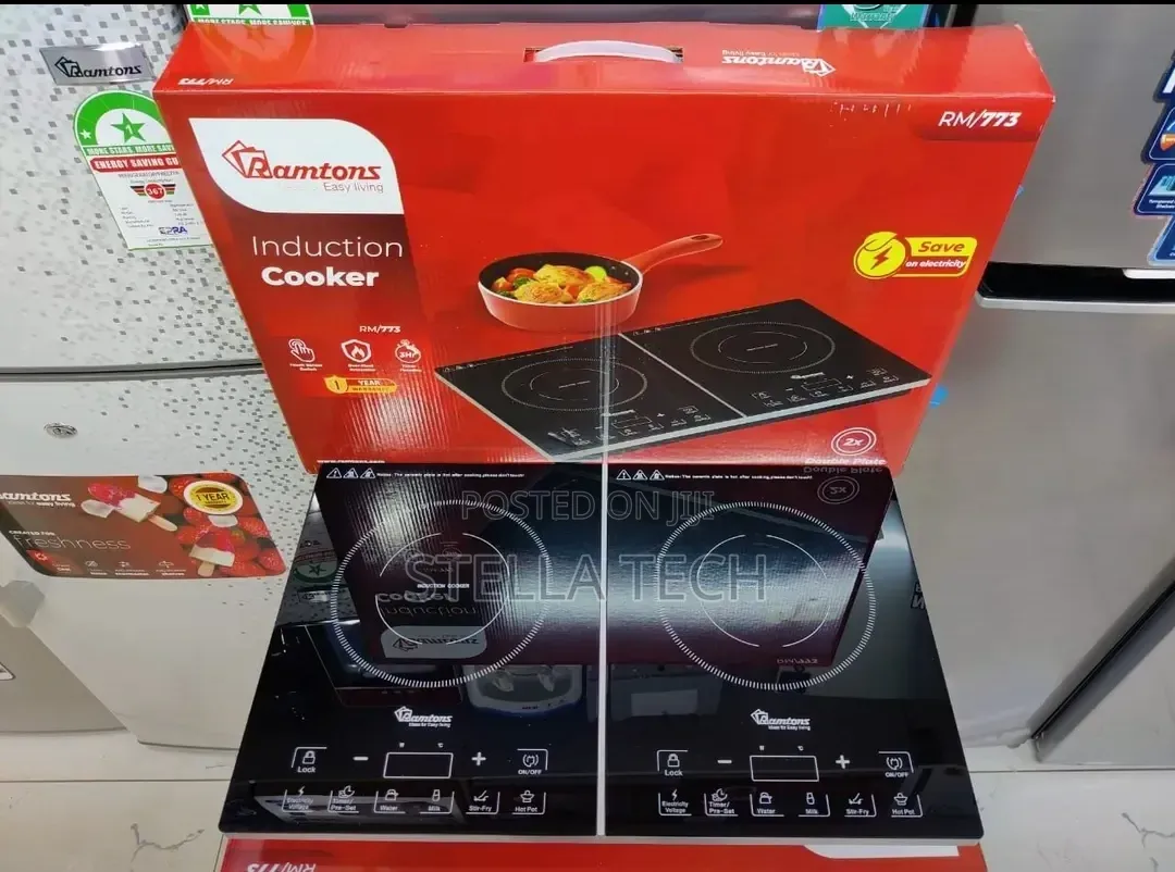 Ramtons Double Plate Induction Cooker (RM/773)