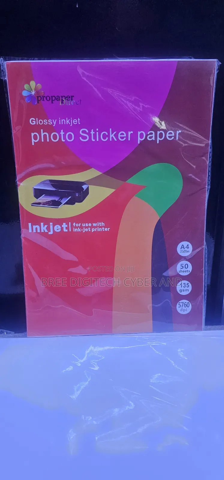 Glossy Photo Sticker Paper