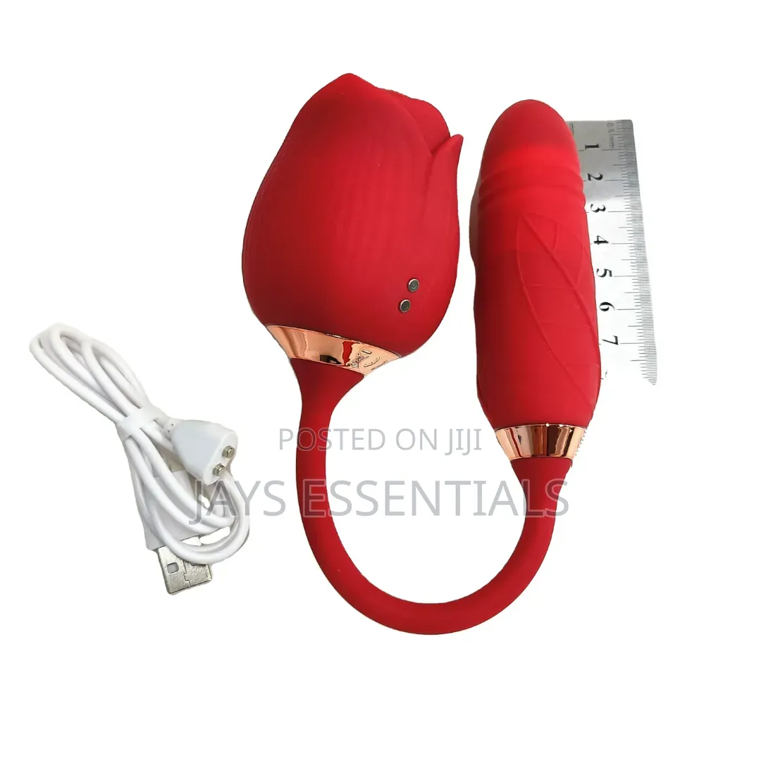 Dual Rose Toy Dildo Vibrator Sex Toy