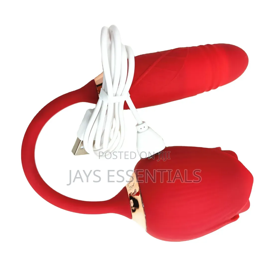 Dual Rose Toy Dildo Vibrator Sex Toy