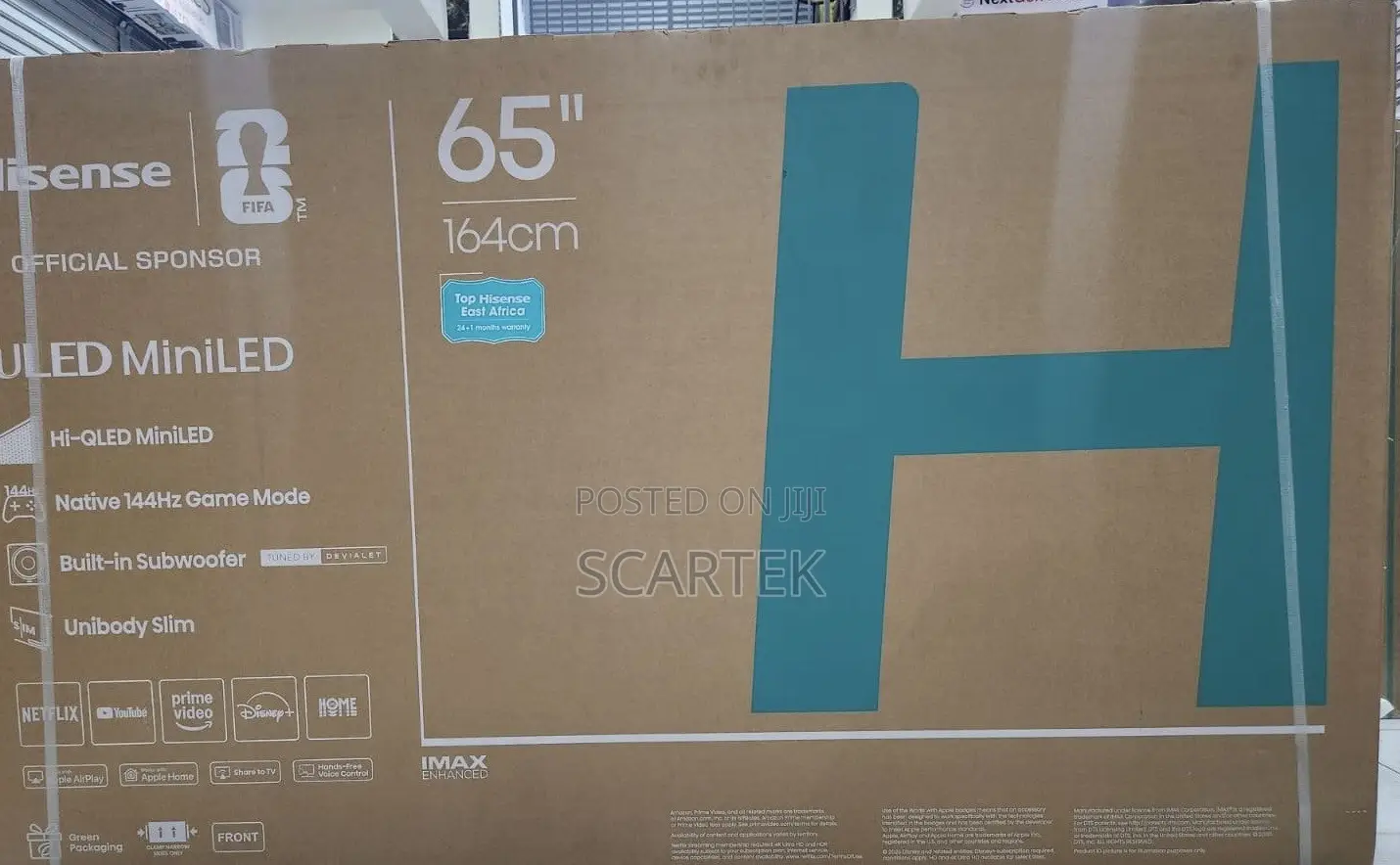 Hisense TV 65’’ (65U6SKEN)