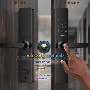 Smart Door Lock Biometric/Fingerprint/Password/Key/Card/Doorbell/Alarm