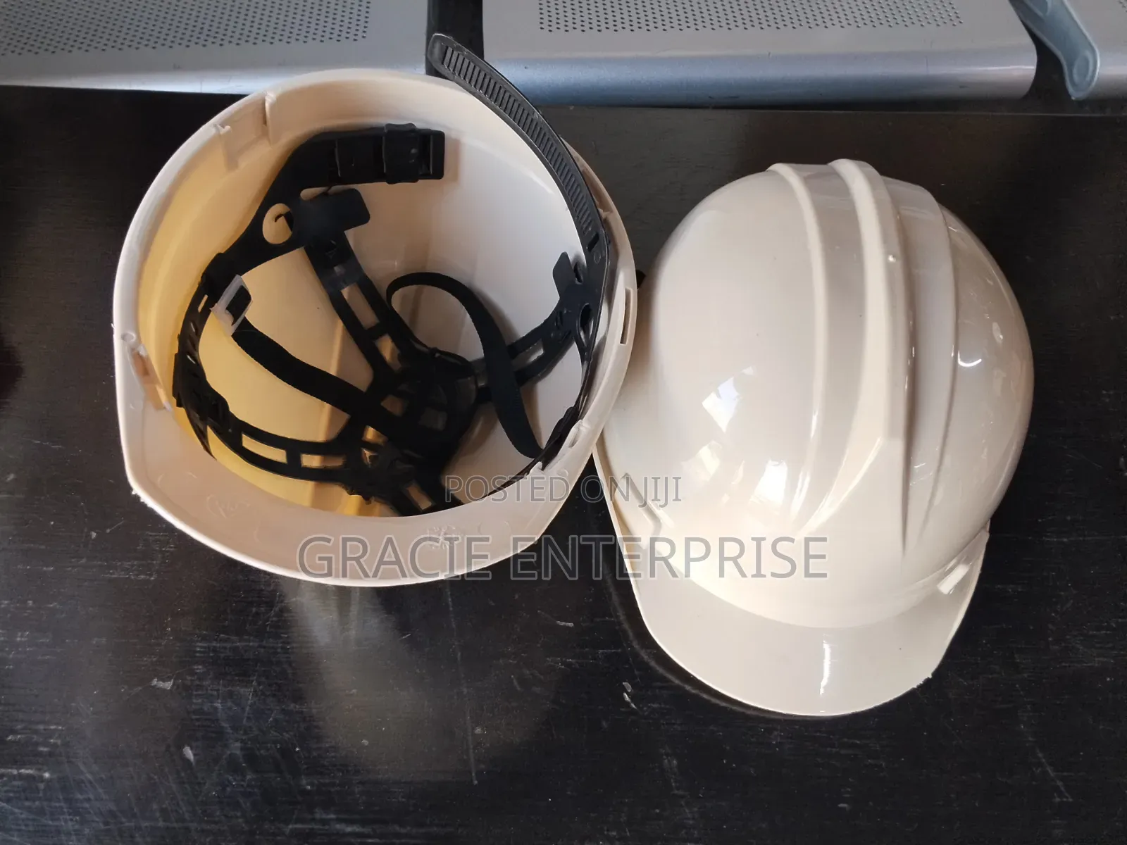 White Industrial Safety Helmet