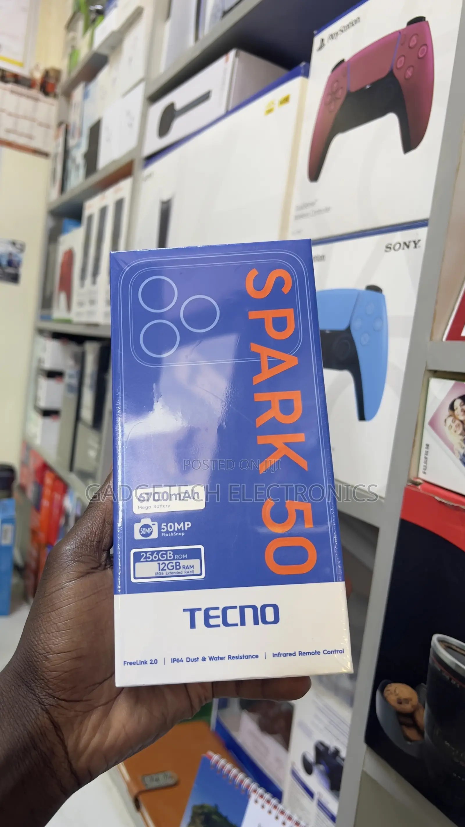 New Tecno Spark 50 128 GB Black