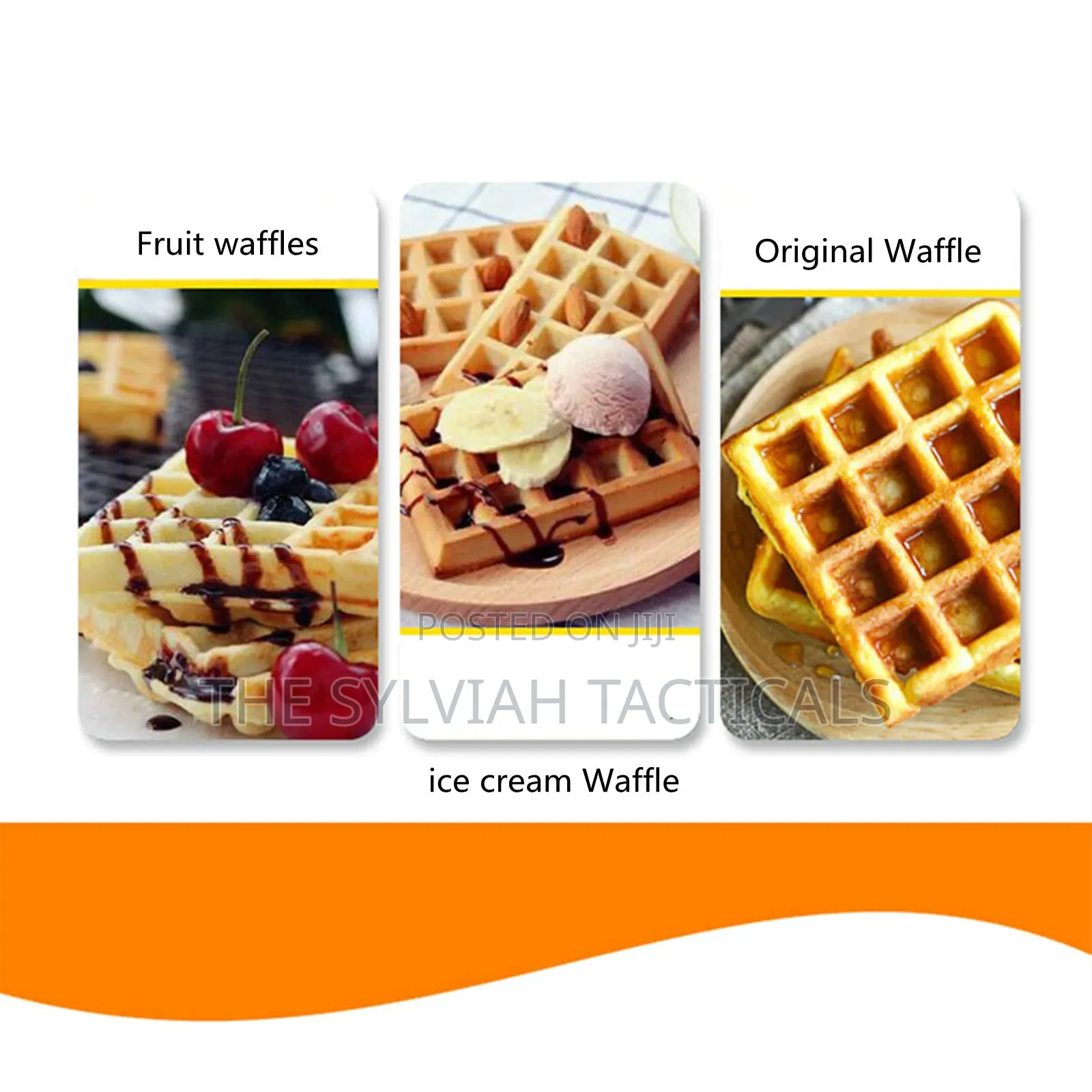 *Non Stick Waffle Pan,Waffle Maker,Food Mold Pot, With Insulated Handl