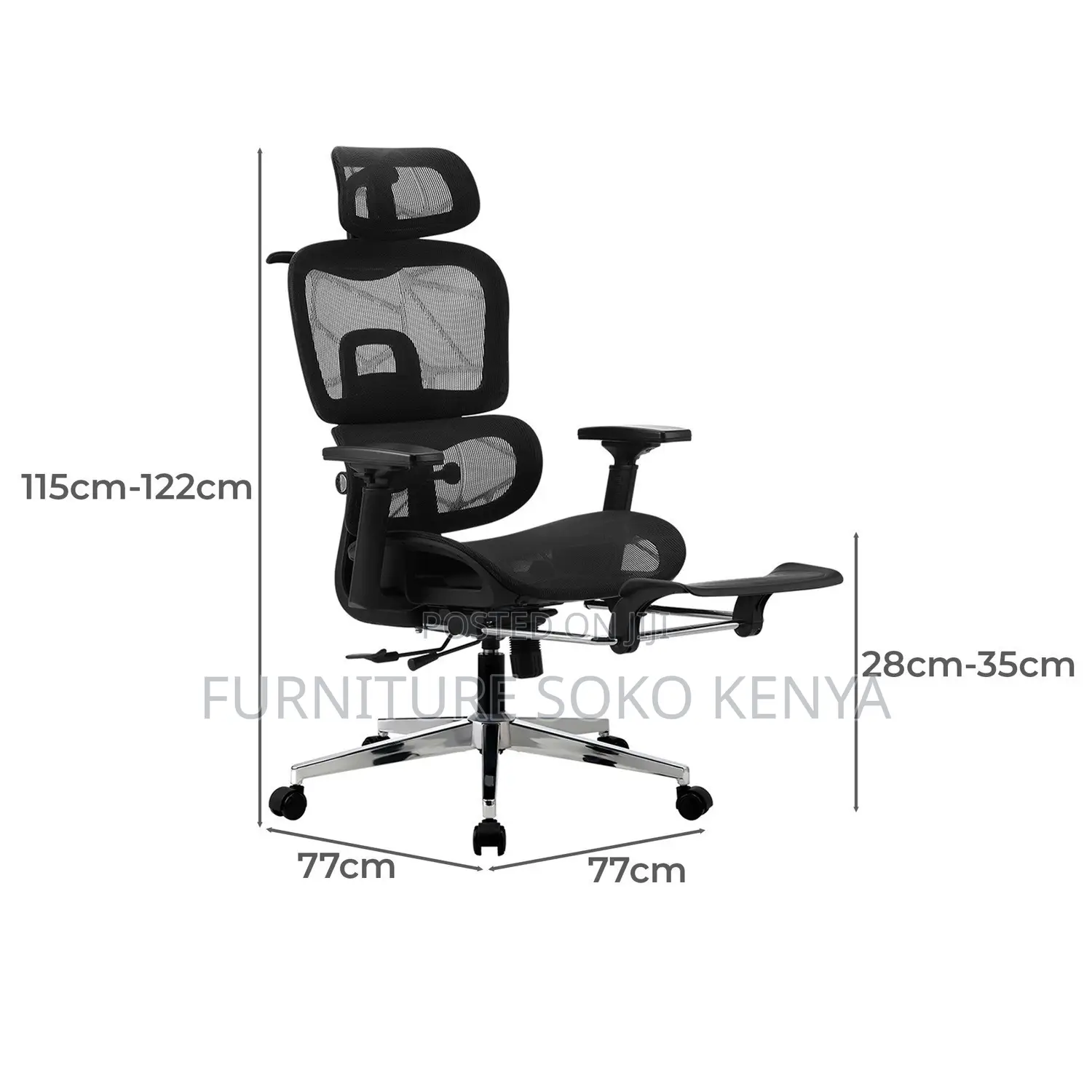 Office Chair : Mady Ergonomic High-Back Mesh Office Chair