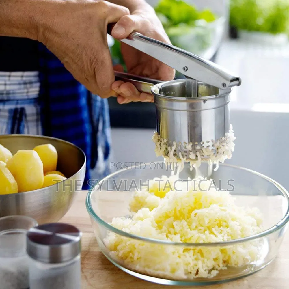 *Potato Masher Ricer Press Mashed Potatoes Stainless Steel Crushing