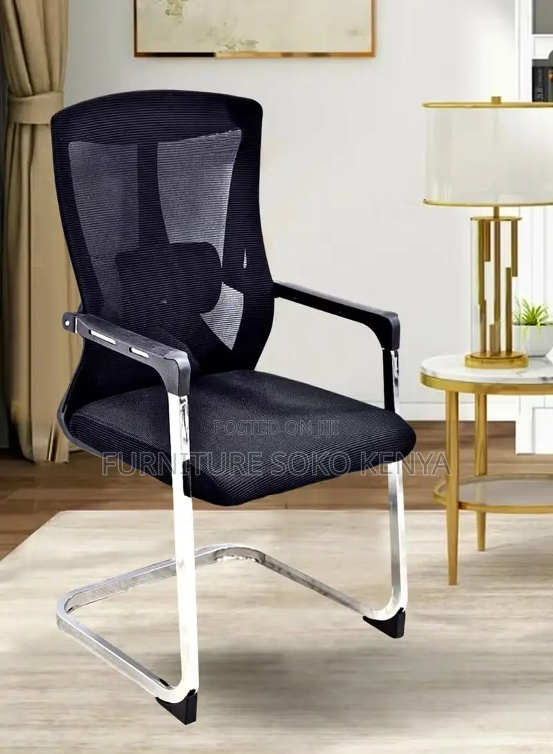 Office Chair : Mid-Back Ergonomic Mesh Office Guest Chair