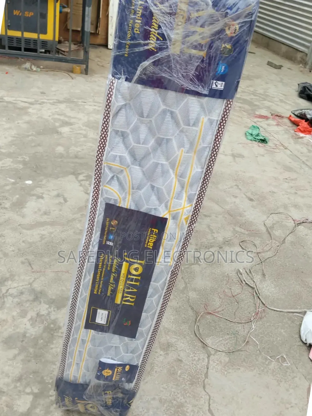 4 by 6 8" Johari High Density Premium Fibre Quilted Mattress