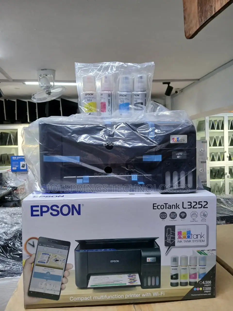 EPSON EcoTank L3252
Print/Copy/Scan/WiFi/MobilePrinting