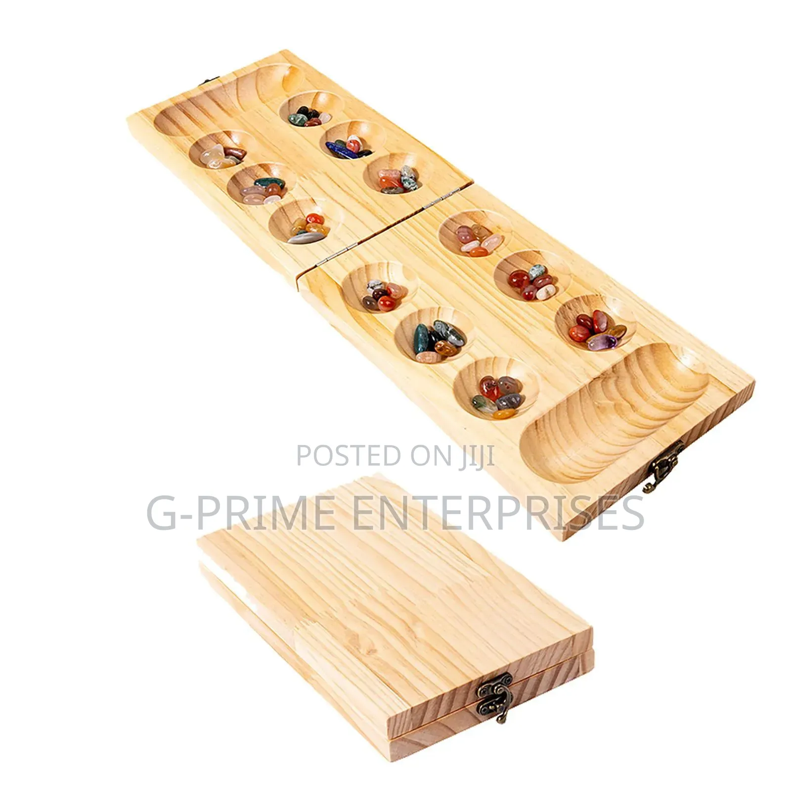 Mancala Wooden Board Game