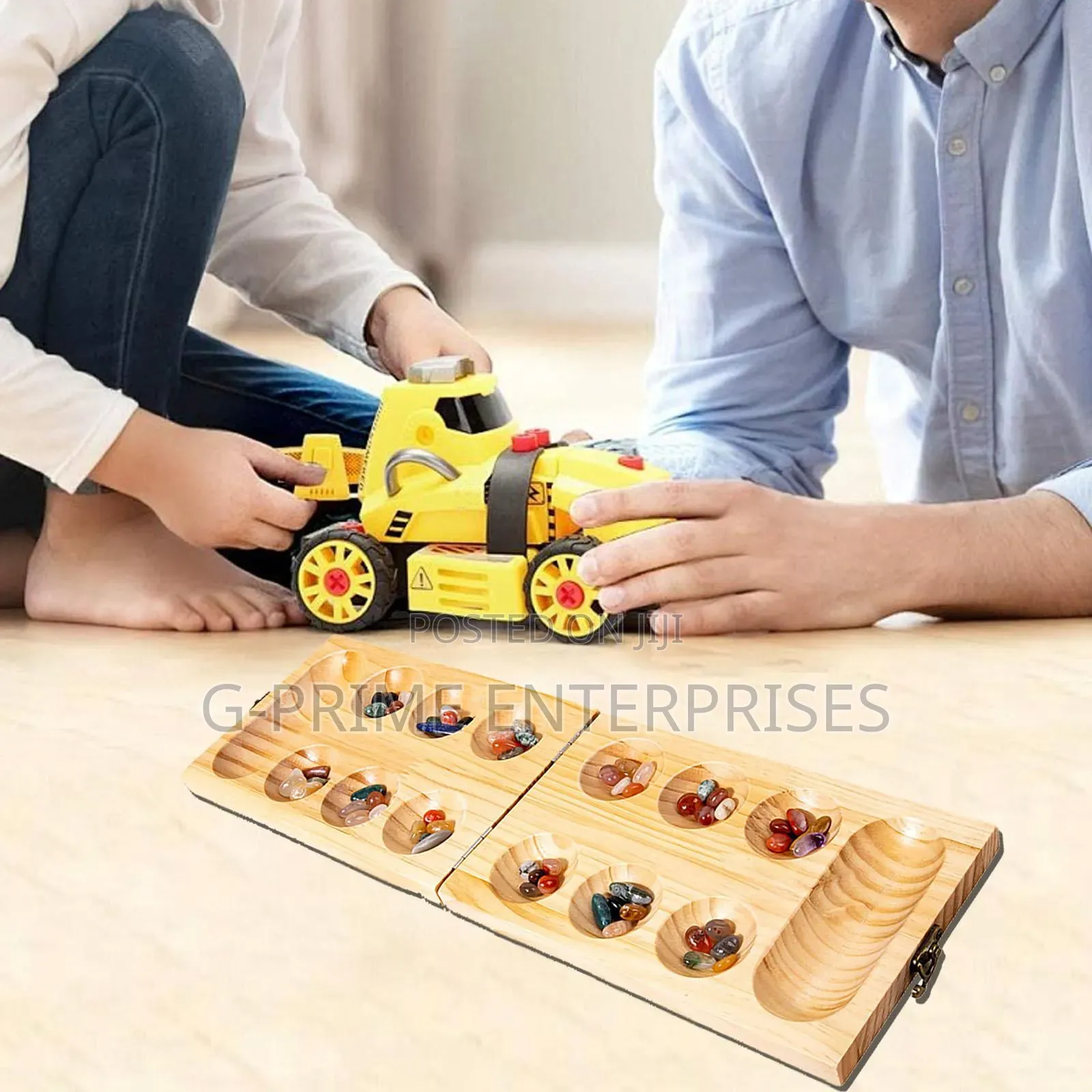Mancala Wooden Board Game