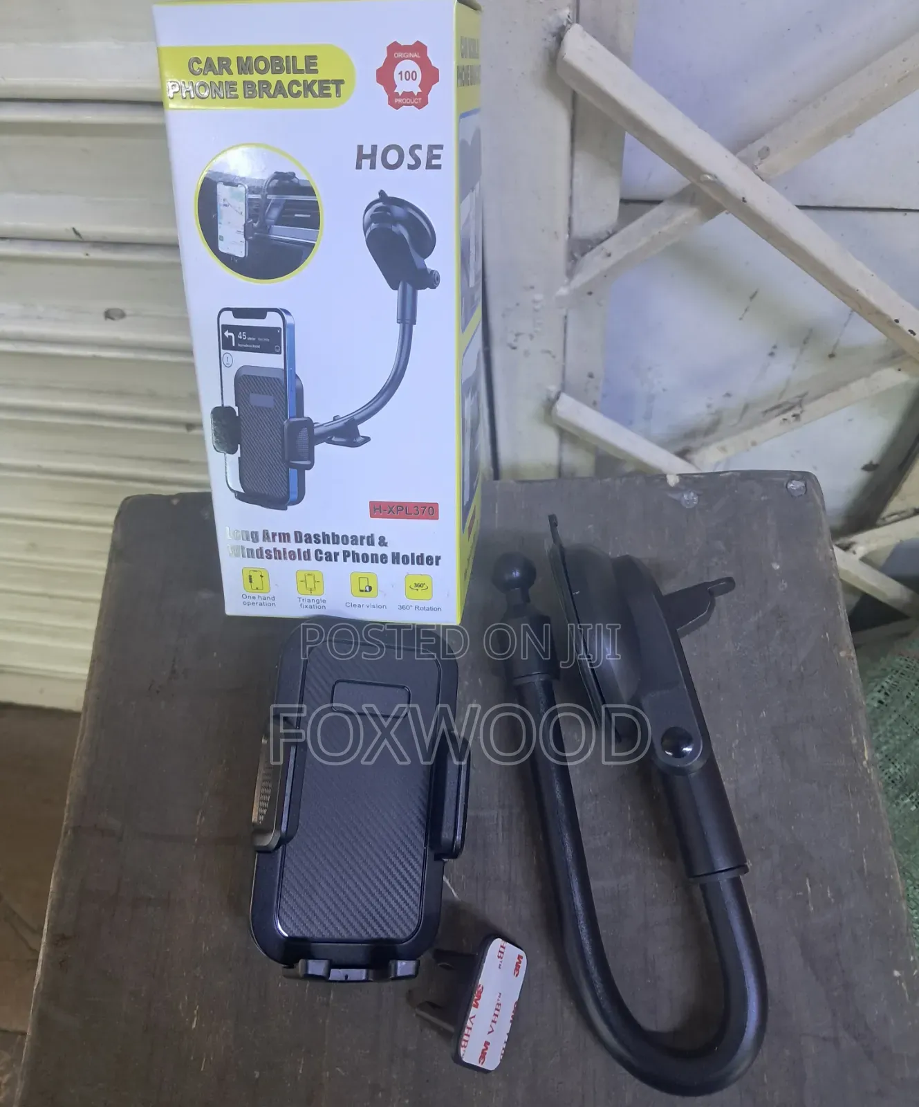 Hose Long Arm Dashboard & Windshield Car Phone Holder