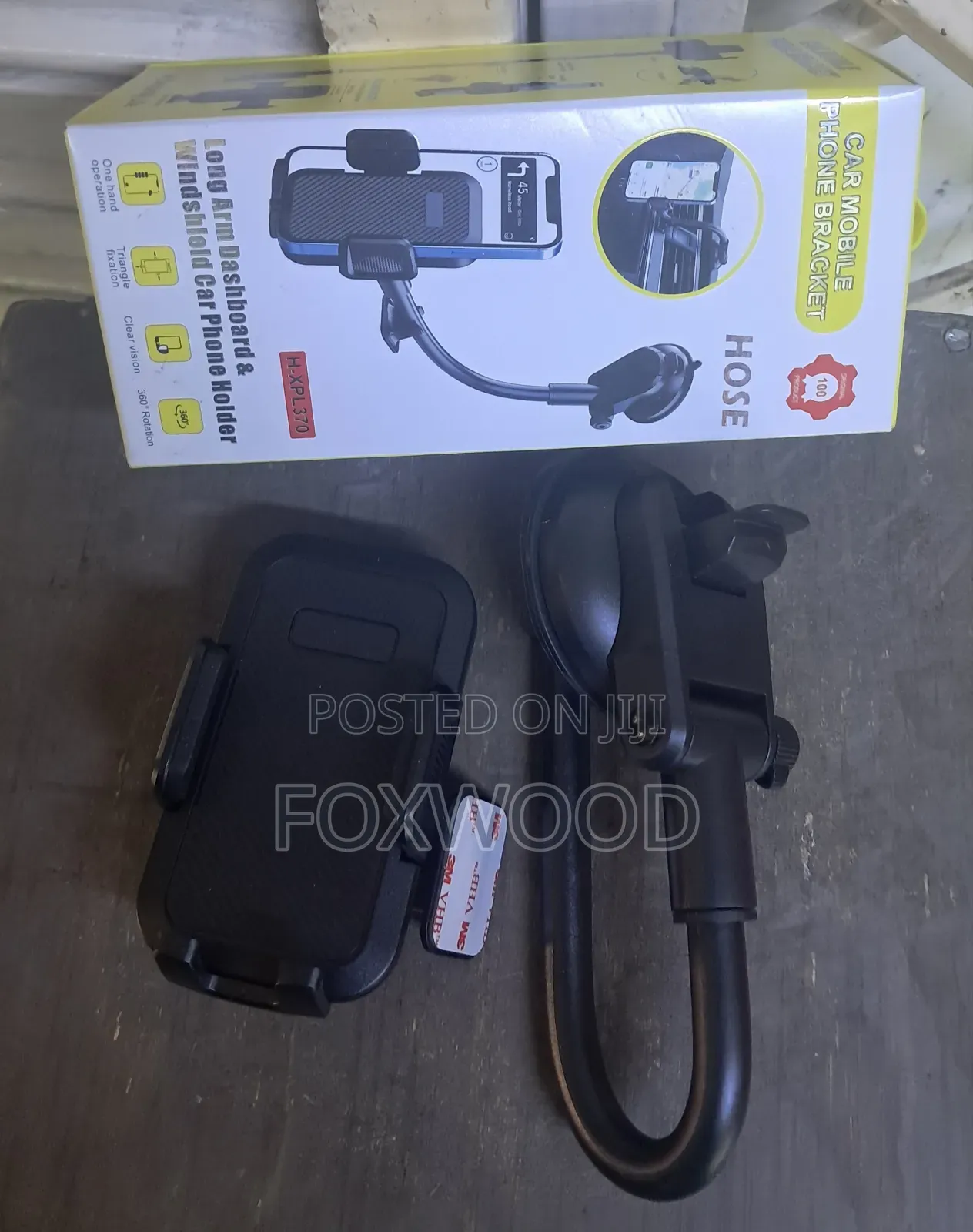 Hose Long Arm Dashboard & Windshield Car Phone Holder
