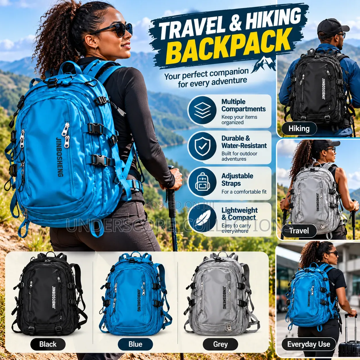 40Ltrs Hiking Bag
 *