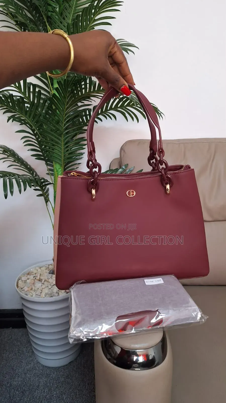 Premium Chrisbella Handbag With Matching Purse – Office & Casual Bag