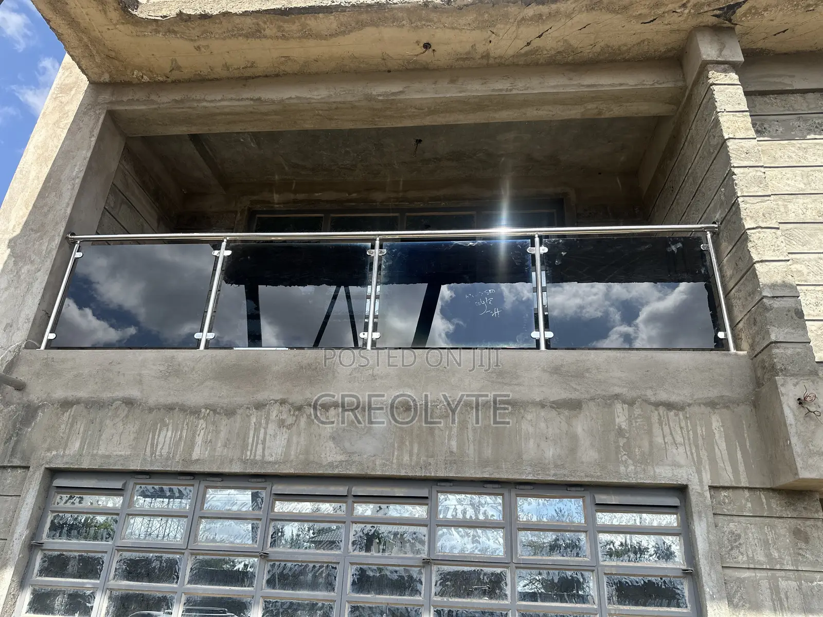 Stainless Steel & Tinted Glass Balcony Railing - Supply & Installation