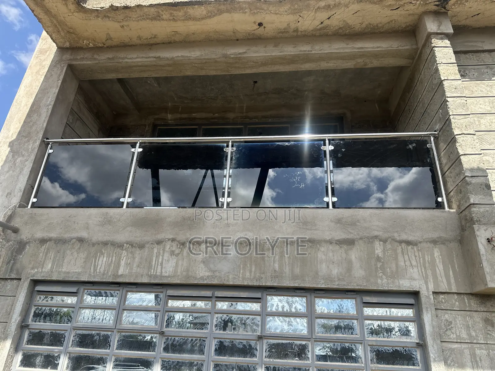 Stainless Steel & Tinted Glass Balcony Railing - Supply & Installation