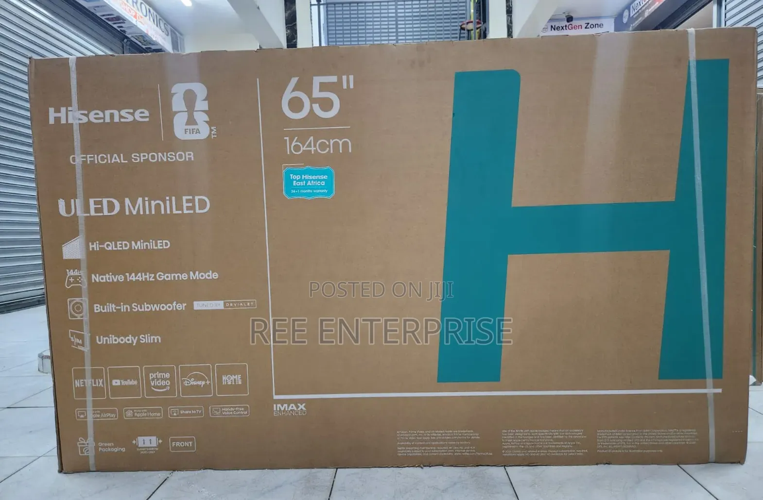 Hisense TV 65" Inches [65u6sken] Available