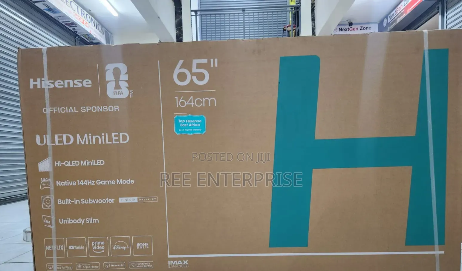 Hisense TV 65" Inches [65u6sken] Available