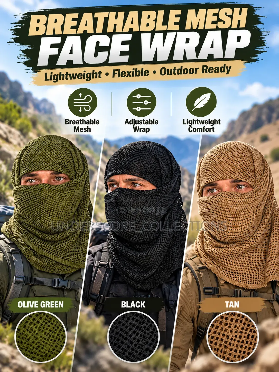 Mesh Scarf *