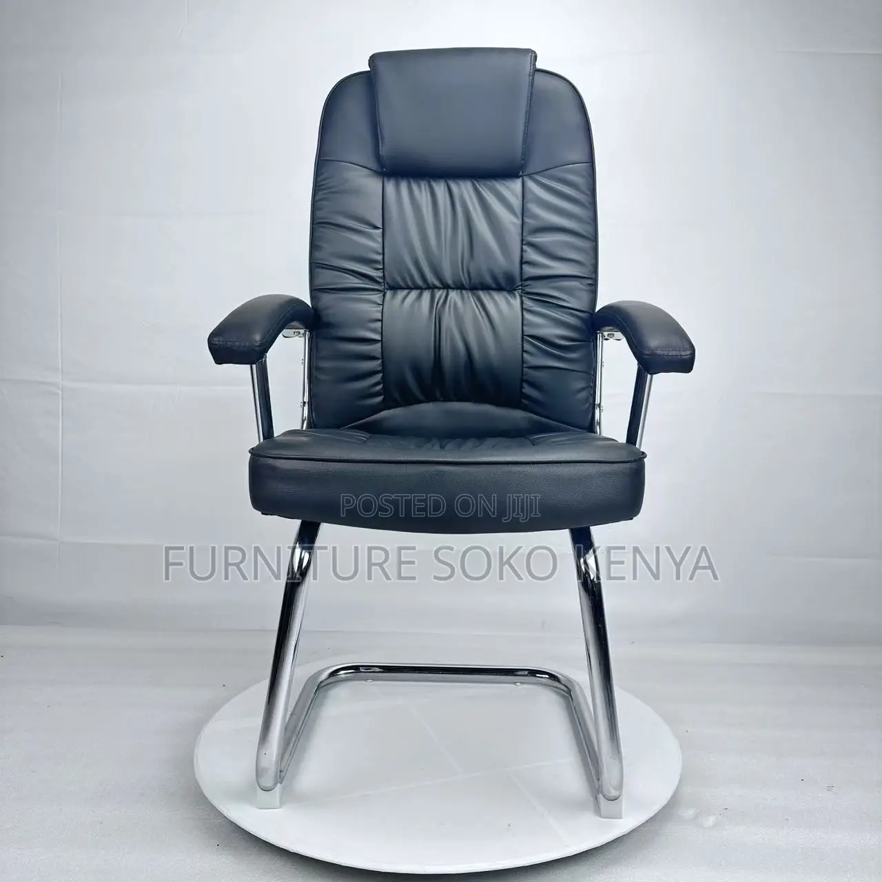 Leather Chair : Executive PU Leather Visitor Chair