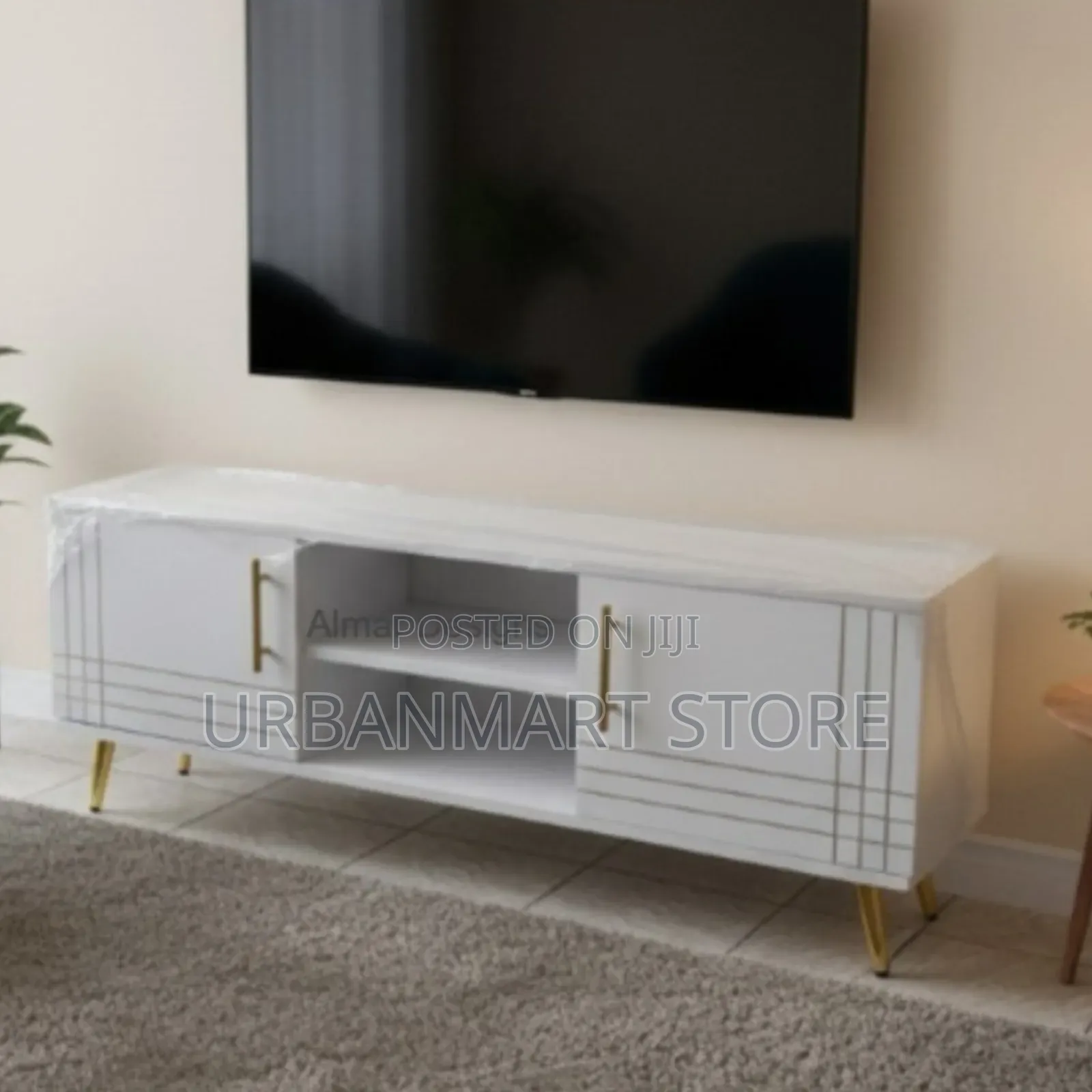 The Brand New Sydney Modern Wooden TV Stand 4FT White