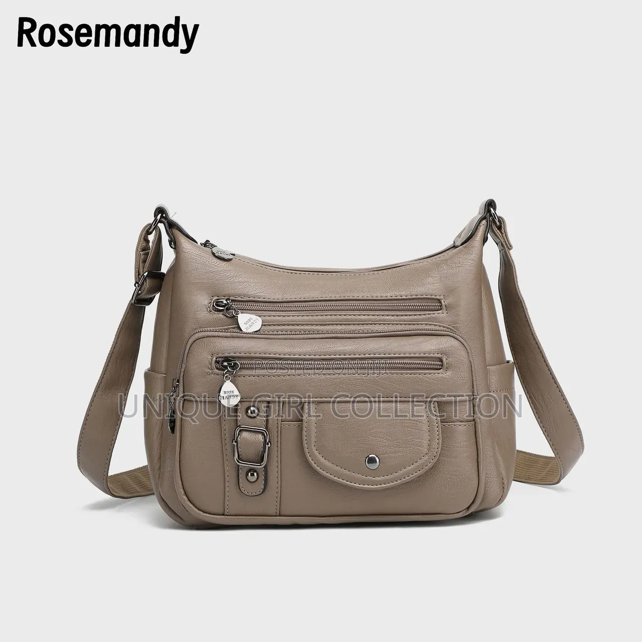 Rosemandy Multi-Pocket Crossbody Shoulder Bag