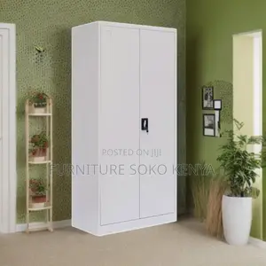 Cabinet : 2-Door Metallic Office Storage Cabinet