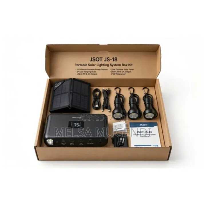 JSOT JS-18 Portable Solar Lighting System