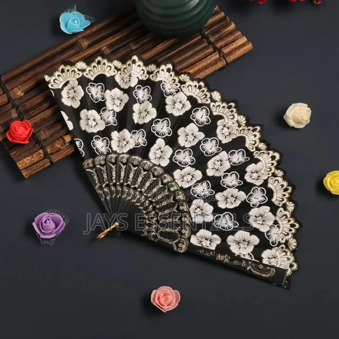 Lace Floral Hand Fans
