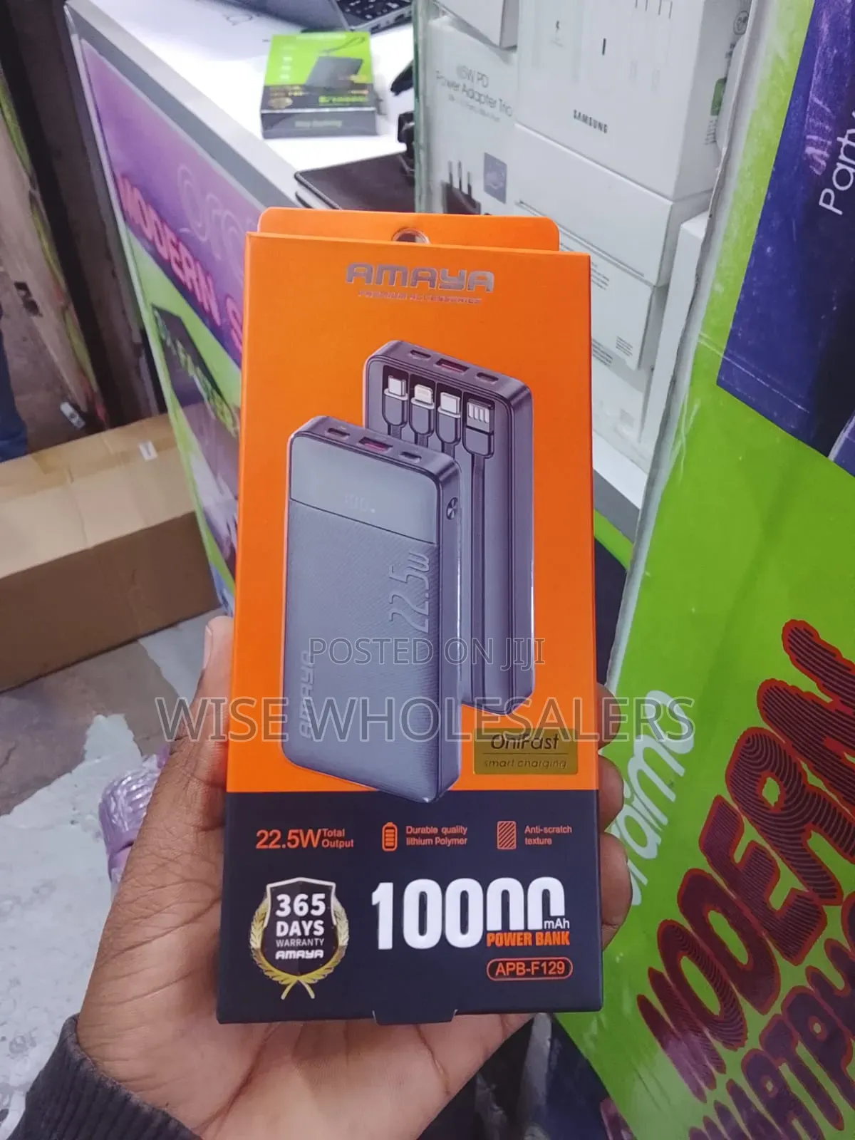 Amaya 10000mAh Power Bank 22.5W Fast Charging – APB-F129
