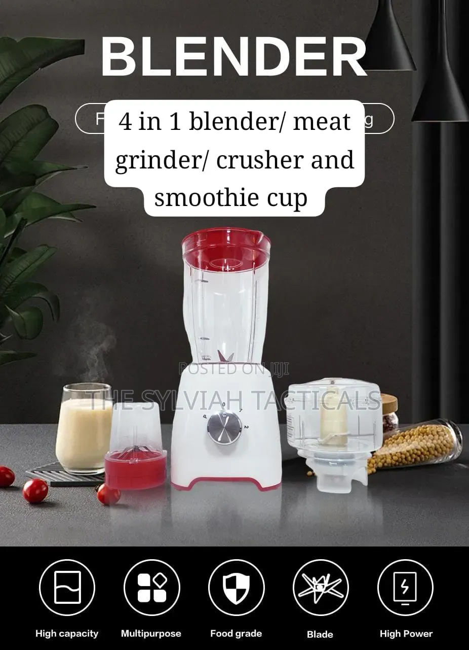 **New700watts 1.6L Unbreakable 4 in 1 Blender / Meat Grinder/