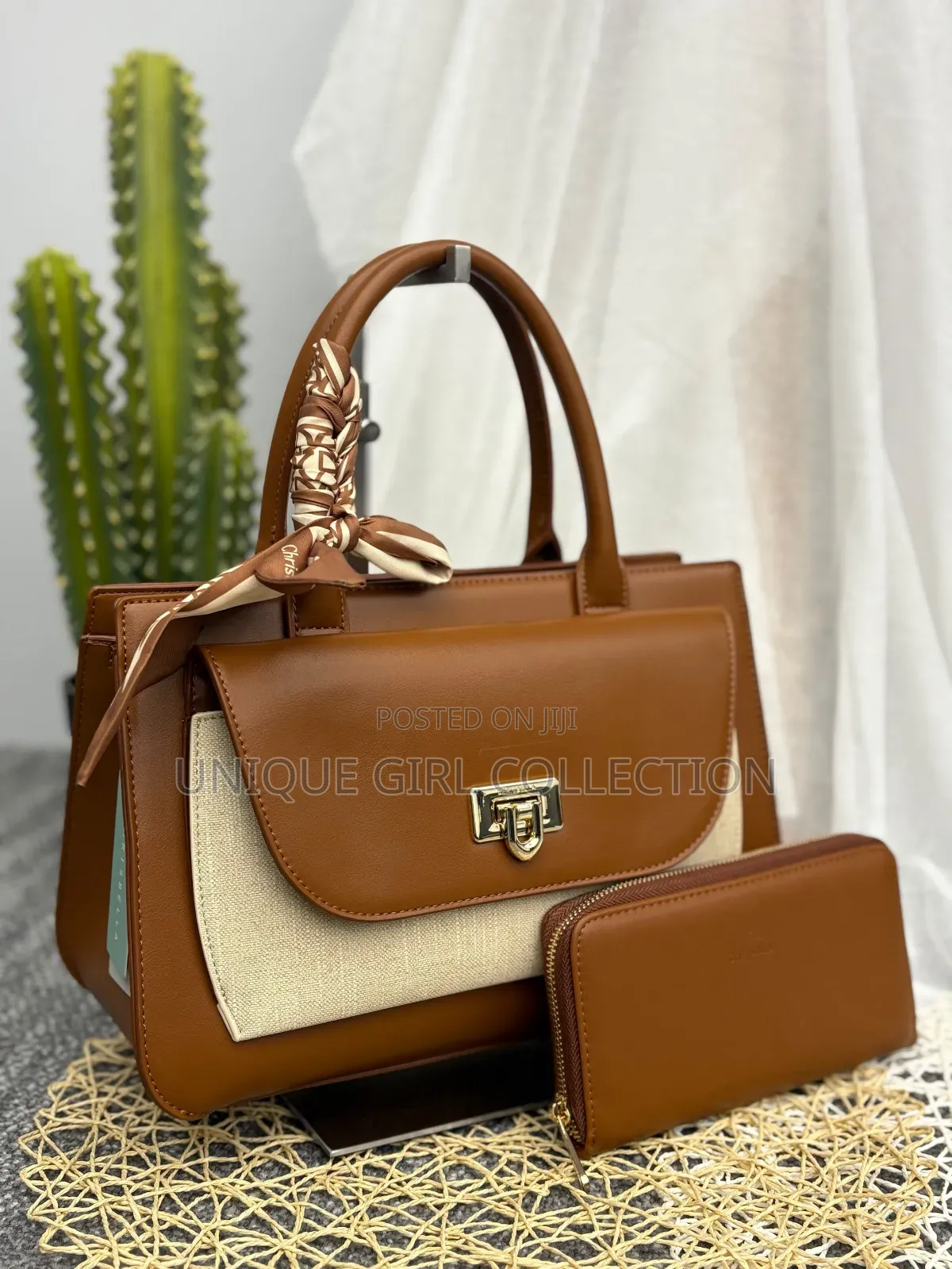 Chrisbella Luxury 2-in-1 Handbag & Wallet Set