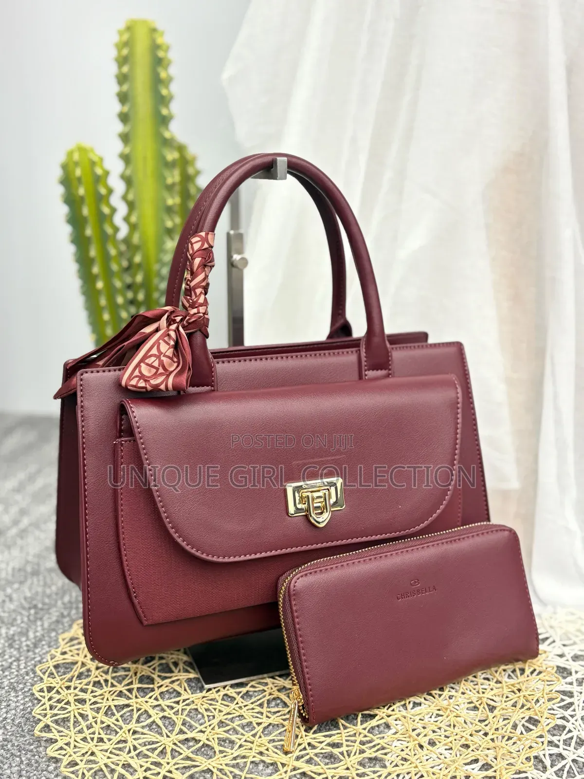 Chrisbella Luxury 2-in-1 Handbag & Wallet Set