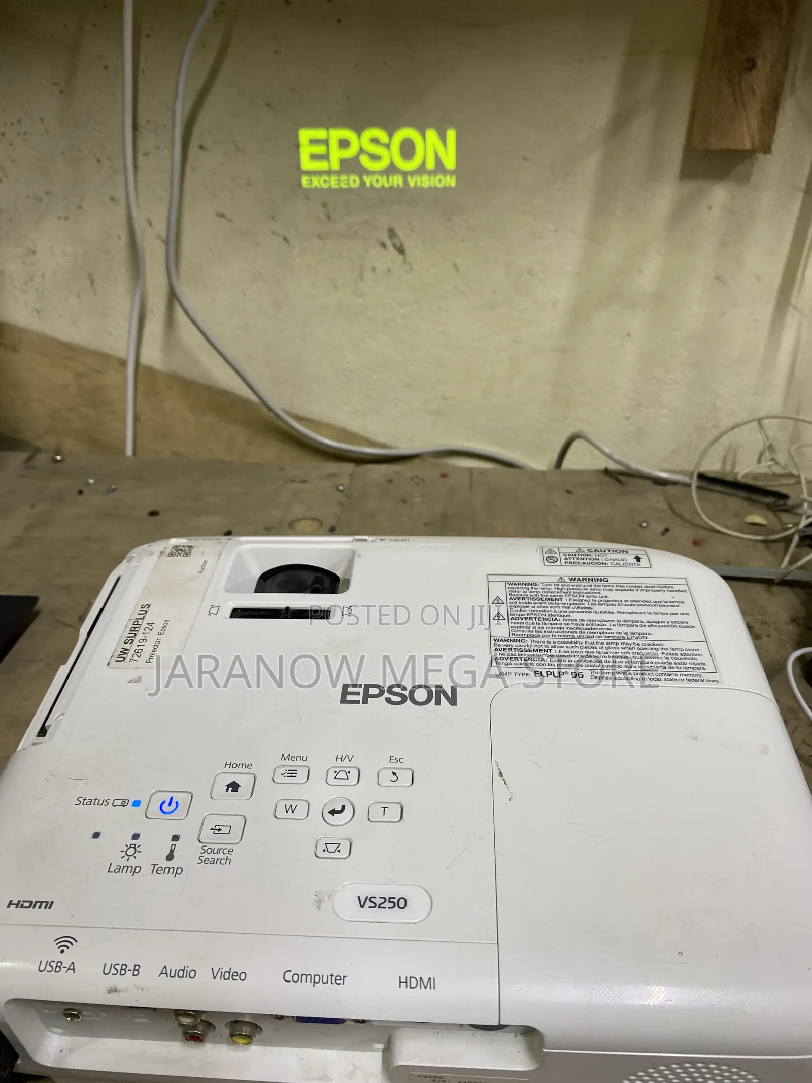 ​Epson EX3260 SVGA 3LCD Projector – Excellent Condition (0 Lamp Hours