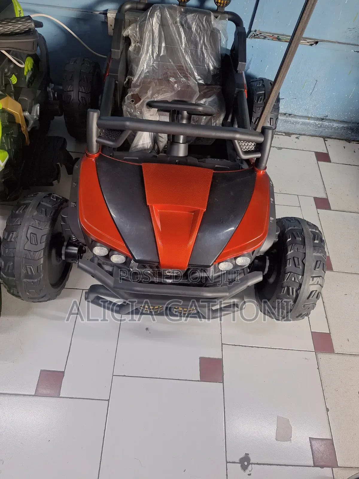 Kids Electric Car With Rubber Wheels +Remote Control 2 _9 Yrs