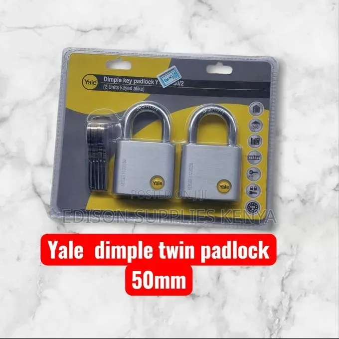 Yale Dimple Padlock 50mm, Double Padlocks Yale Keyed