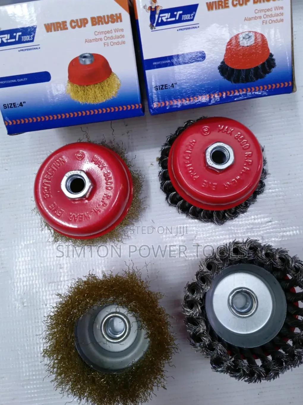 4INCH 4" Steel Wire CUP Disc Brush Wire Wheel for Polishing Rust Pain
