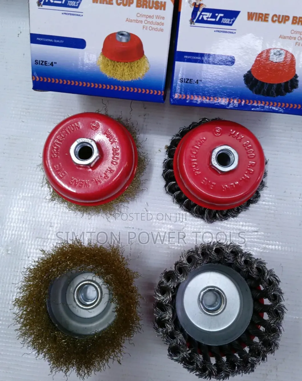 4INCH 4" Steel Wire CUP Disc Brush Wire Wheel for Polishing Rust Pain