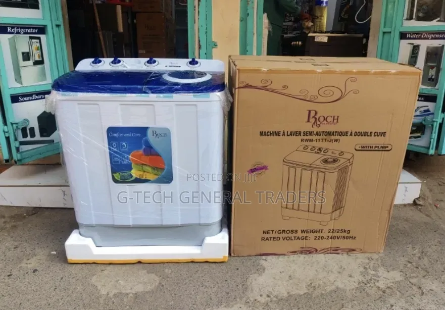 Roch 11 Kg Twin Tub Semi-Automatic Washing Machine