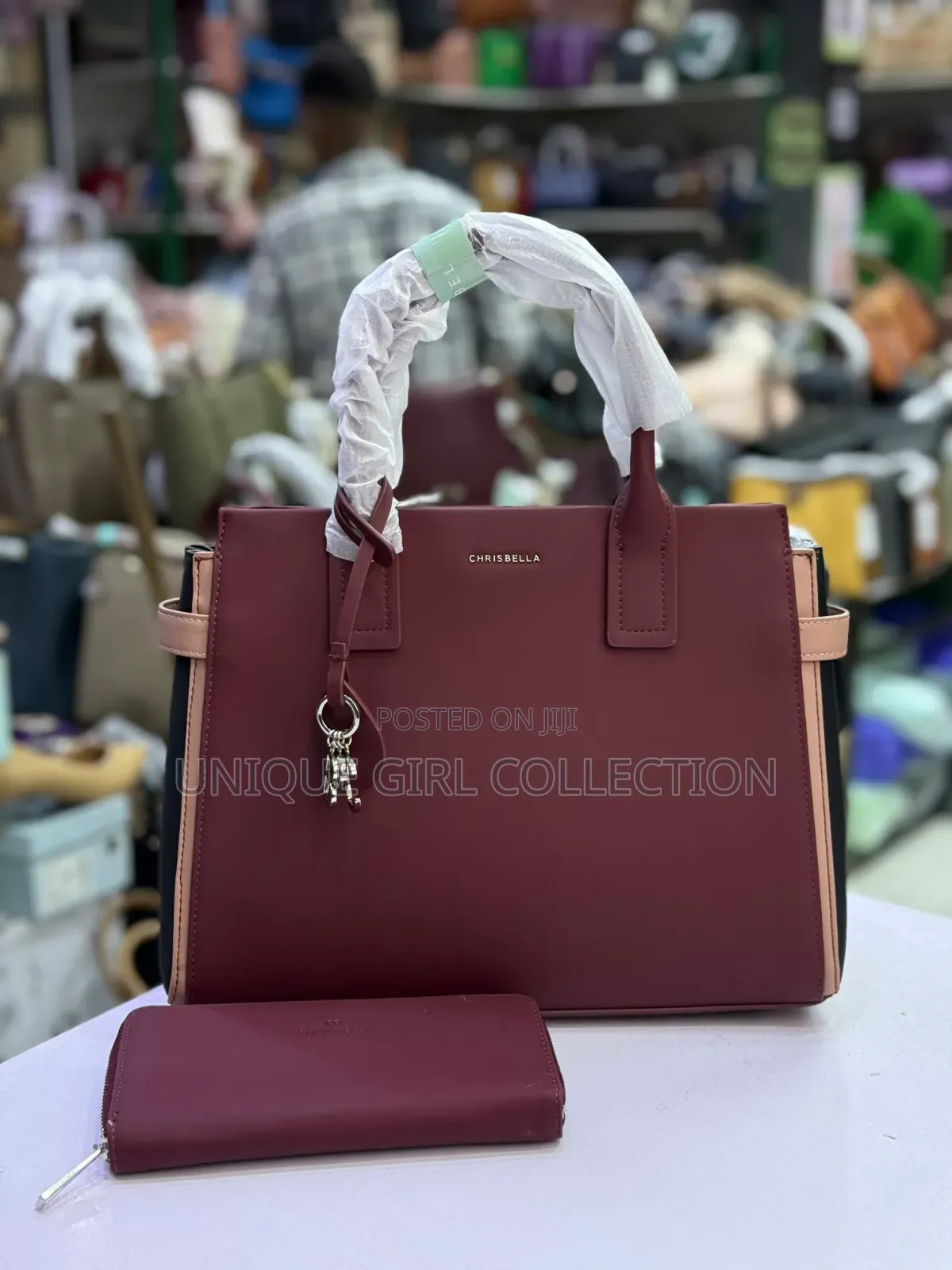 Premium Chrisbella 2-in-1 Handbag & Matching Wallet Sets