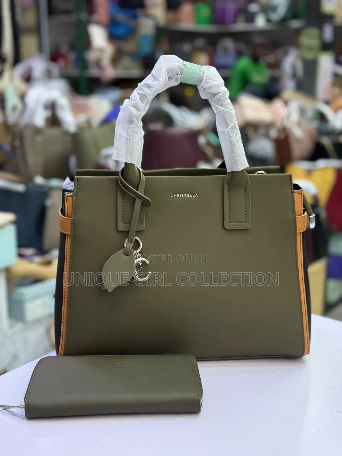 Premium Chrisbella 2-in-1 Handbag & Matching Wallet Sets