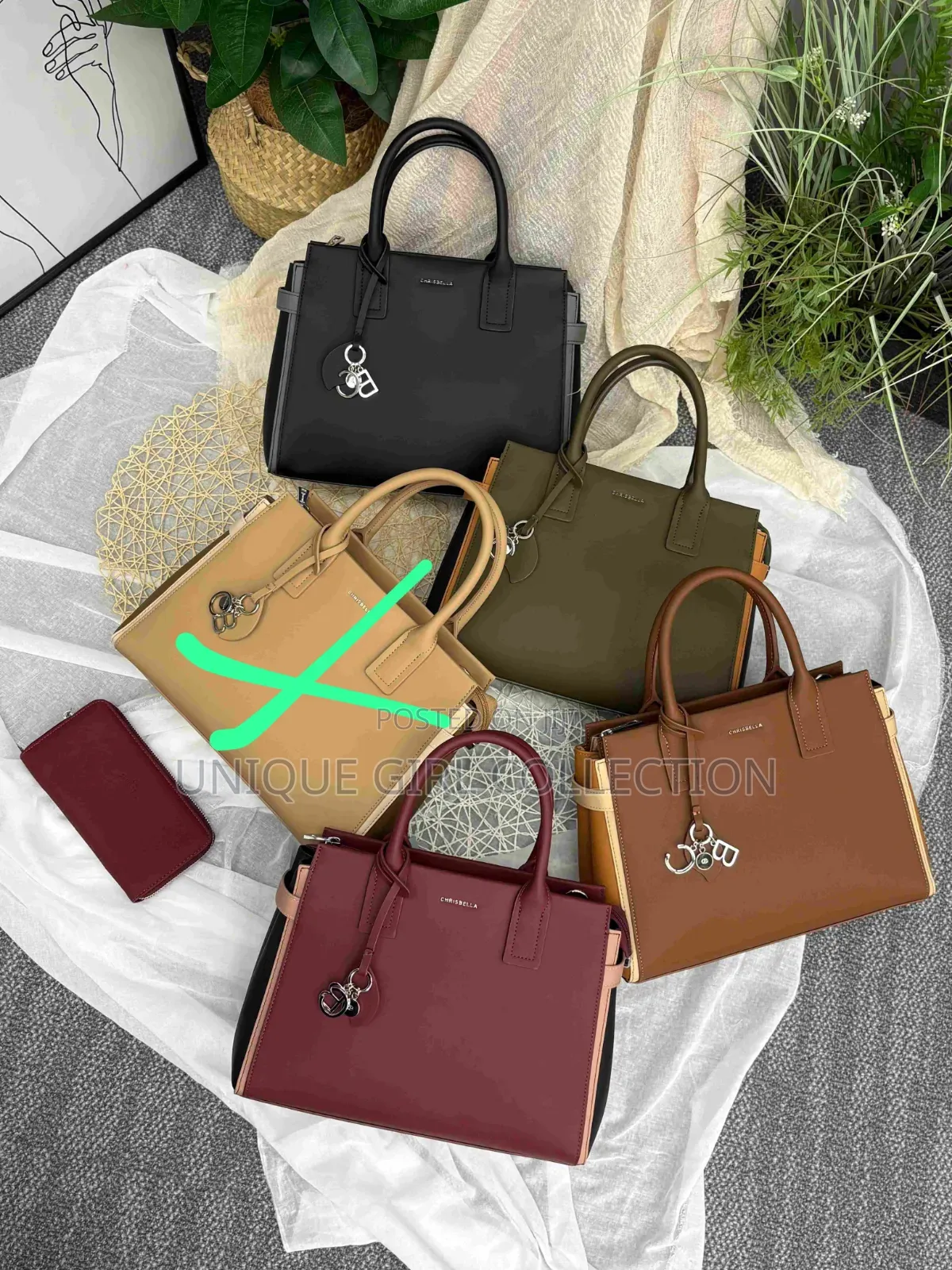 Premium Chrisbella 2-in-1 Handbag & Matching Wallet Sets