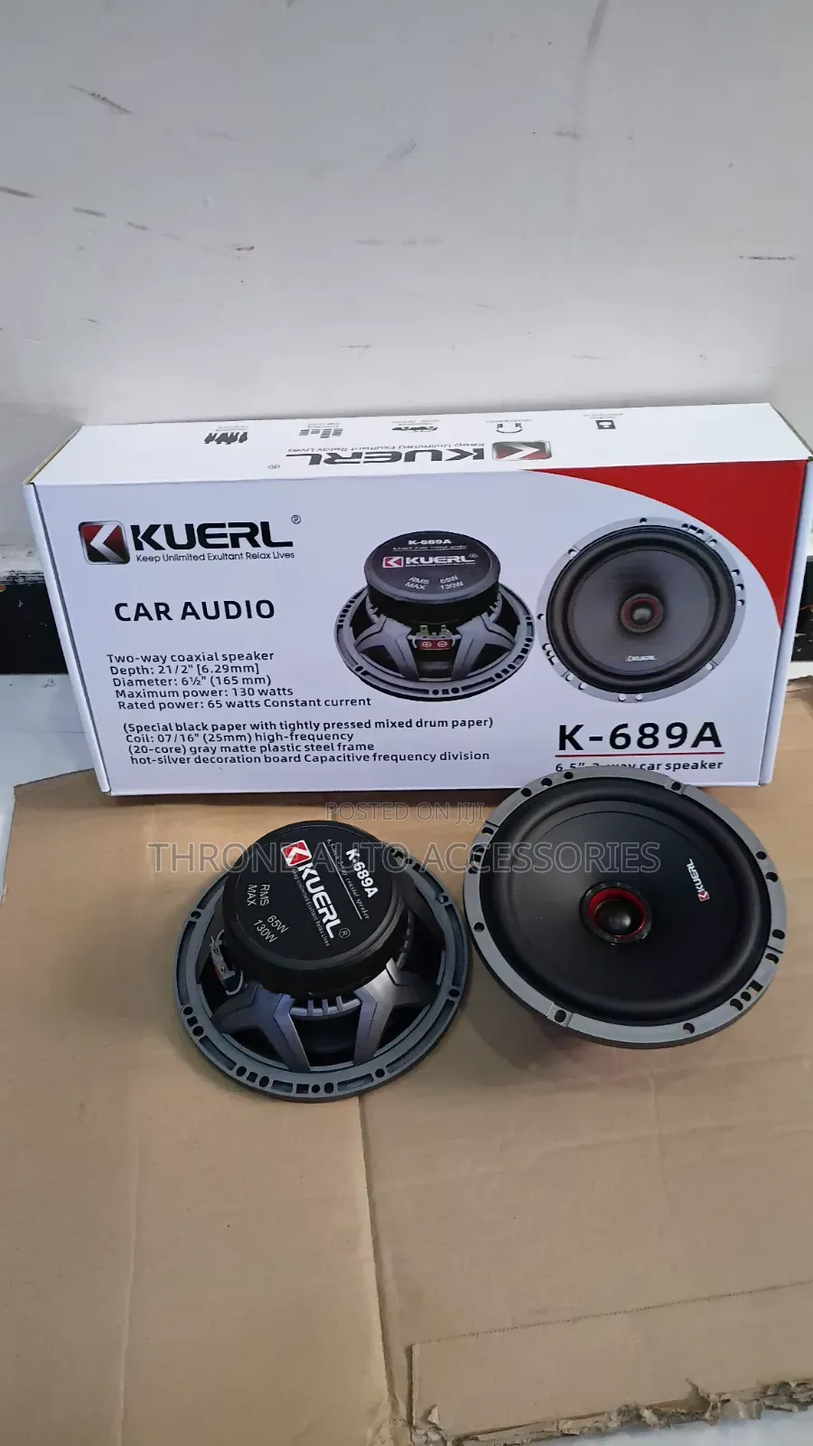 KUERL 6 Inch Car Door Speakers K-689a