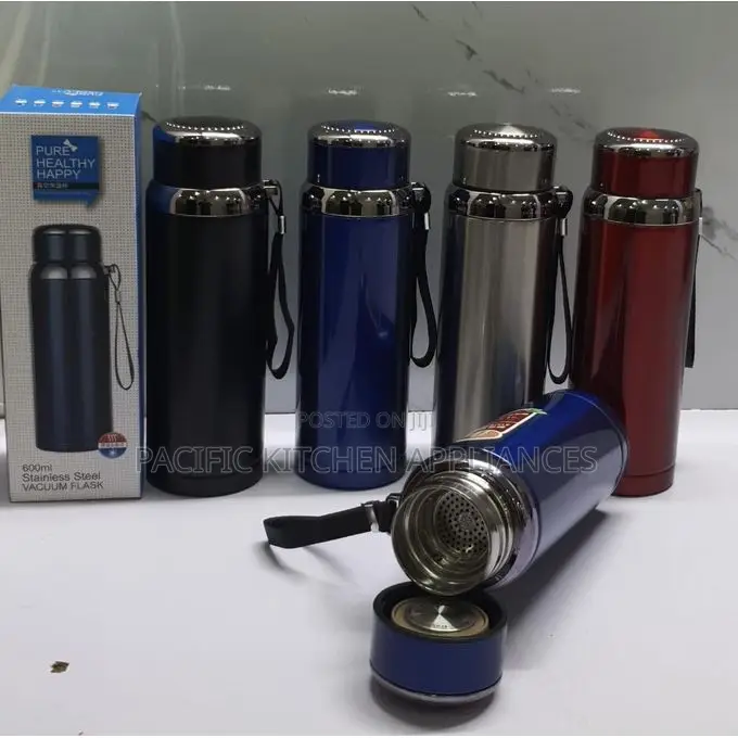 800ml Stainless Steel Vacuum Flask - Portable Thermos With Filter