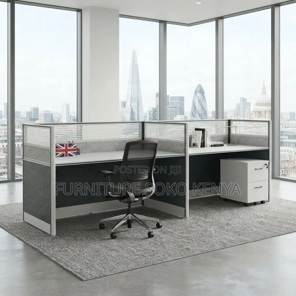 Office Workstation; 2-Way Workstation 2.4m X 0.6m